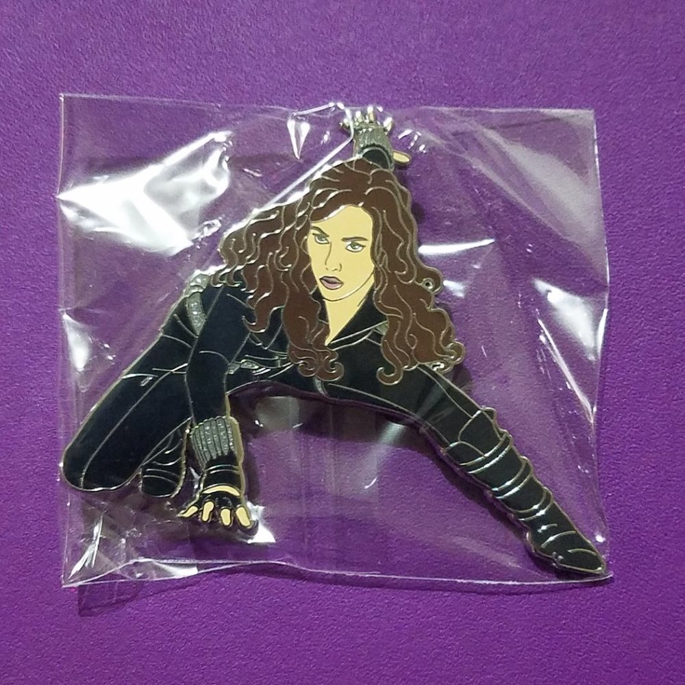Black Widow Enamel Pin - Natasha Romanoff Scarlett Johansson Marvel Avengers